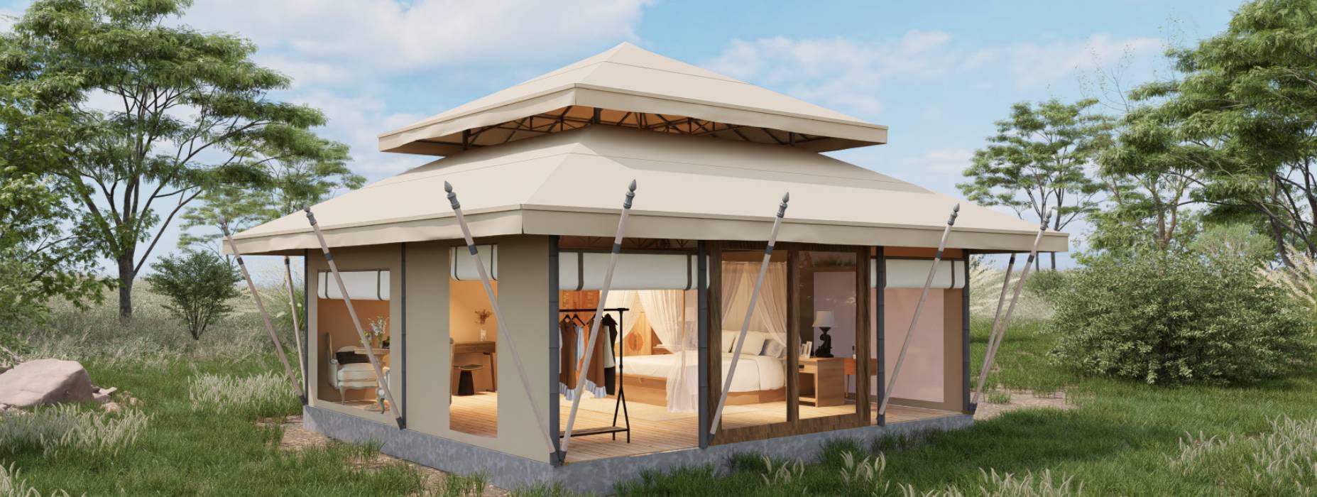 奉化市户外野奢帐篷